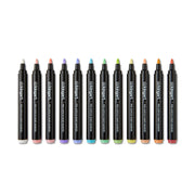 PRO Acrylic Paint Markers 12 Pastel Colors - MARKERS & PENS - KINGART