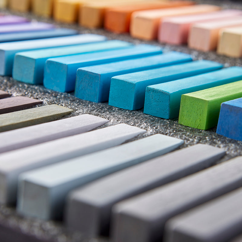 Soft Pastels, Espresso Wood Case, 72 Colors - Pro - KINGART®