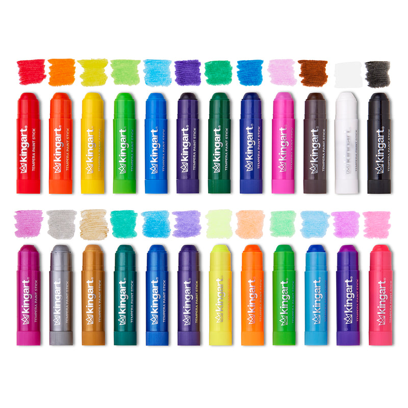 Tempera Paint Sticks, 24 Colors