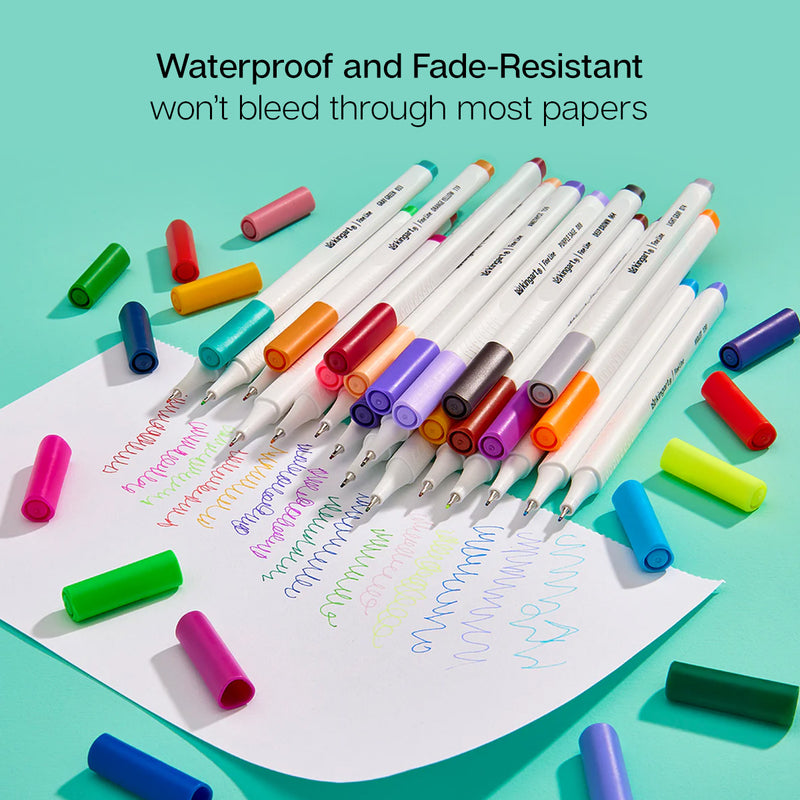 Fine Line Pens 48 Colors - Studio - KINGART