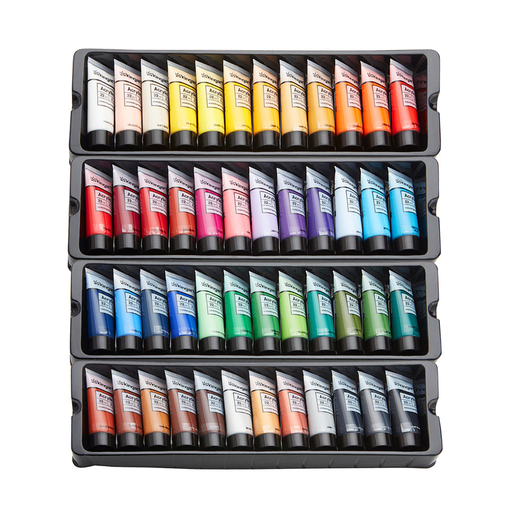 PRO Artist Acrylic Paint, Set of 48 Unique Colors — KINGART