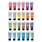 Acrylic Paint Set 24 Metallic Colors - Pro - KINGART
