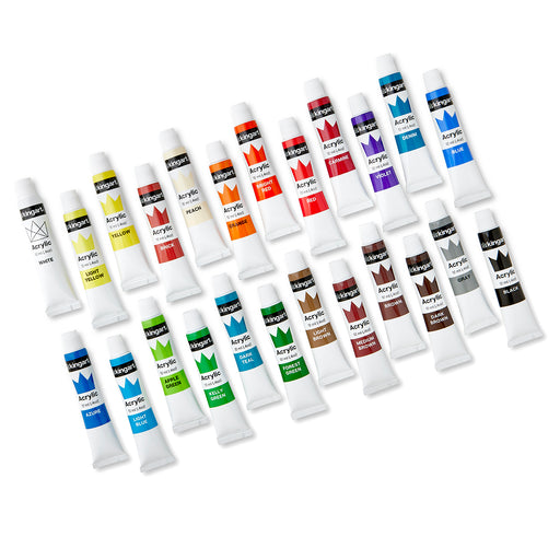 Acrylic Paint 24 Colors - Studio - KINGART