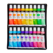 Acrylic Paint 18 Neon Colors - Studio - KINGART®