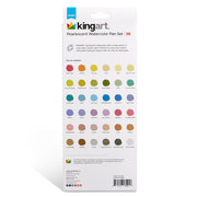 Watercolor Paint Set, 36 Pearlescent Colors - Studio - KINGART®