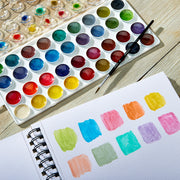 Watercolor Paint Set, 36 Pearlescent Colors - Studio - KINGART®