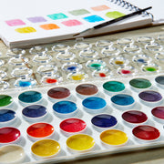 Watercolor Paint Set, 36 Pearlescent Colors - Studio - KINGART®