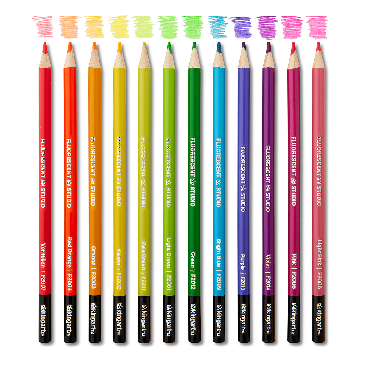 Colored Pencils - 12 Neon Colors — KINGART
