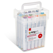 PRO Double-Ended Alcohol Markers 24 Vintage Colors - MARKERS & PENS - KINGART