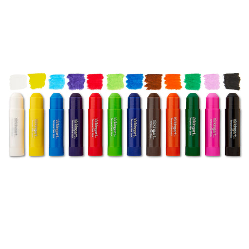 Tempera Paint Sticks, 12 Colors - Studio - KINGART