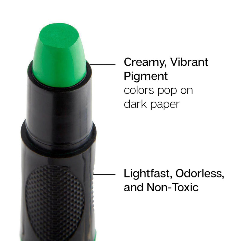 Gel Stick Crayons 72 Colors - Studio - KINGART