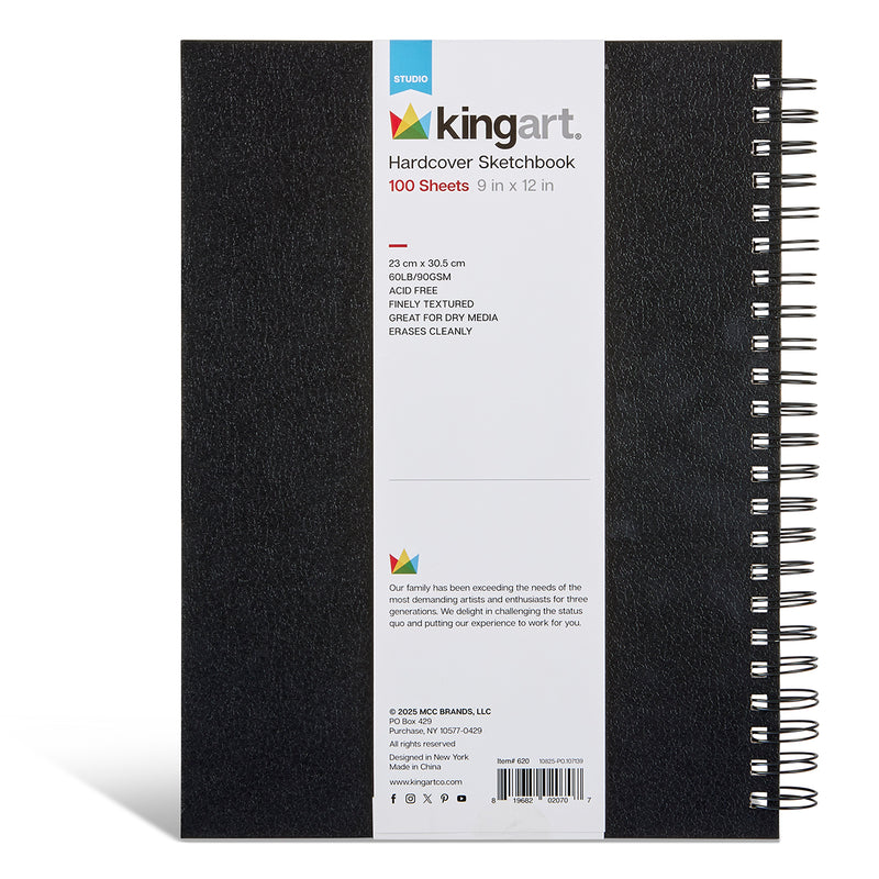 Sketchbook 9x12 100 Pages - ARTIST PAPER - KINGART