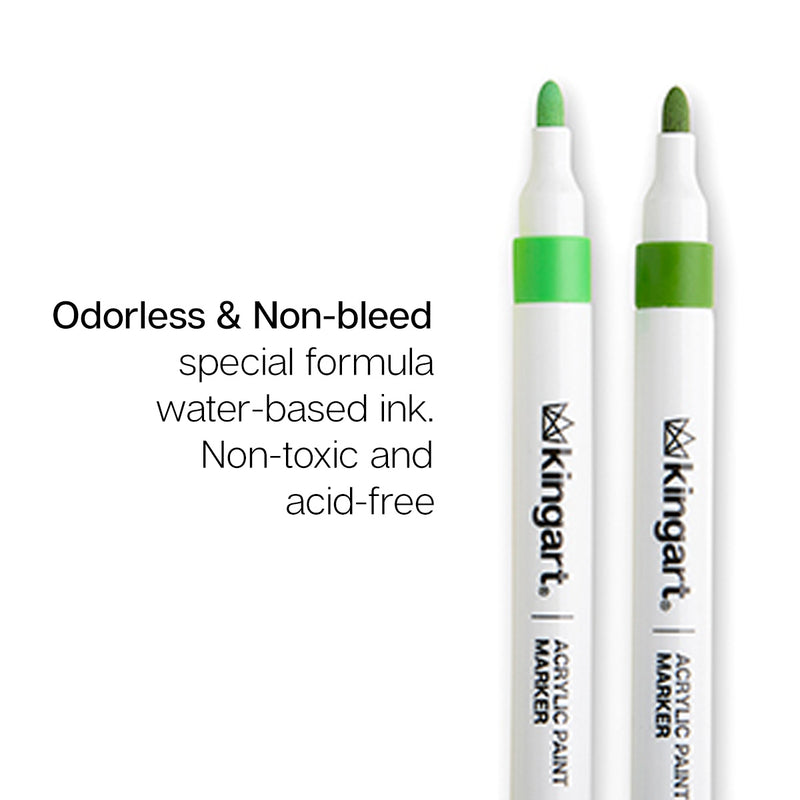 Acrylic Paint Markers 24 Colors — KINGART