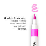 Acrylic Paint Brush Tip Markers 24 Colors - Studio - KINGART