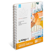 Mixed Media Spiral Sketchbook, 11” x 14”, 60-Sheets - Studio - KINGART®