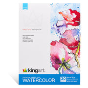 Watercolor Paper Pad, 9” X 12” 30 Sheets - Studio - KINGART®