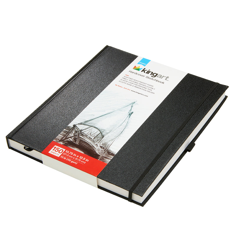 Hardcover Sketchbook 10.75" X 12.5" - 150 Pages