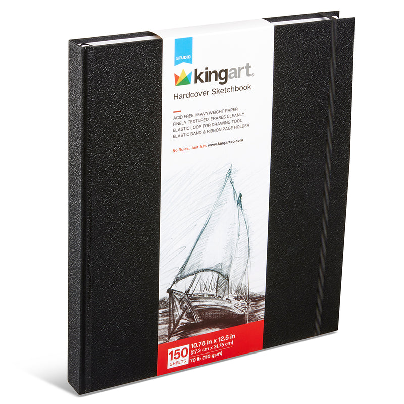 Hardcover Sketchbook 10.75" X 12.5" - 150 Pages