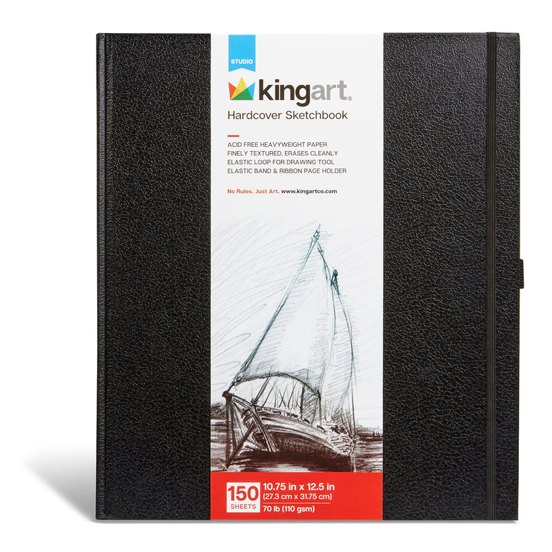 Hardcover Sketchbook 10.75" X 12.5" - 150 Pages