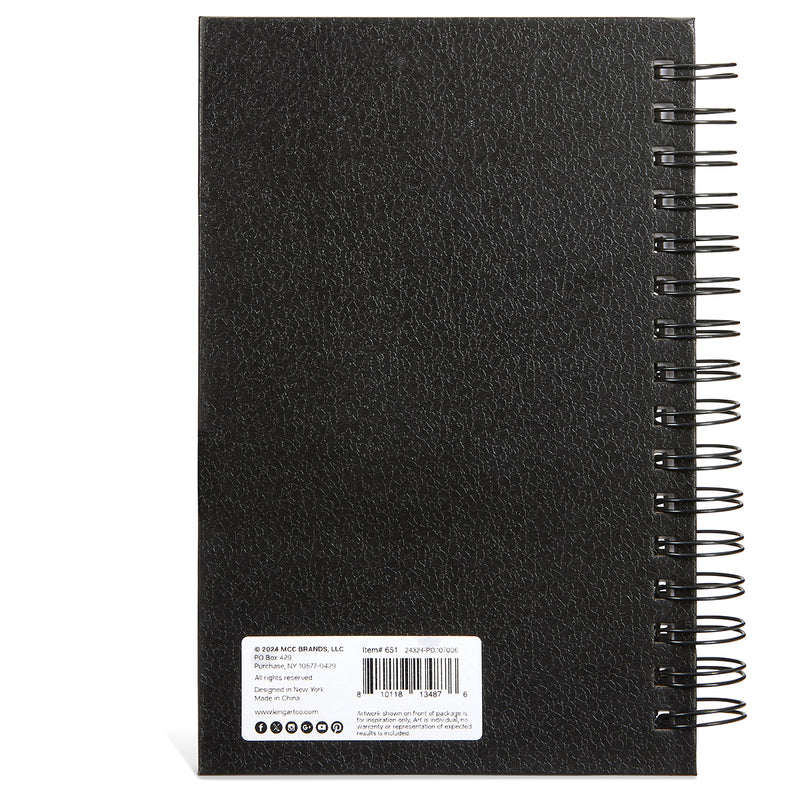 Hardcover Spiral Sketchbooks – 5.5" x 8.5" (2 Pack)