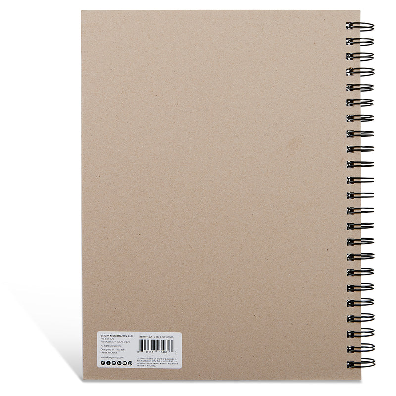 Spiral-Bound Sketch Pads – 9" x 12" (2 Pack, 100 Sheets Each)