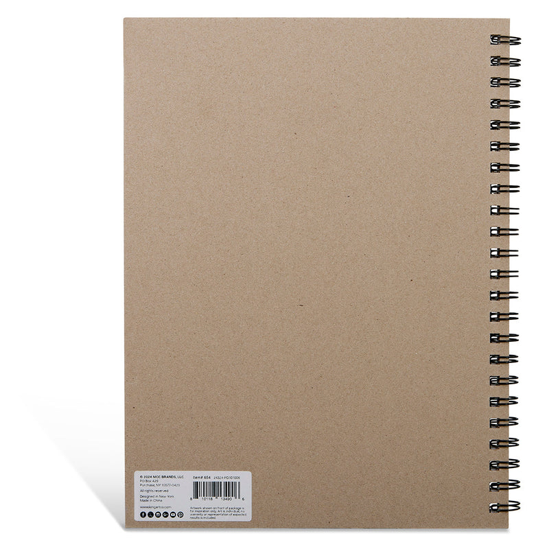 Watercolor Paper Pad, Spiral Bound, 9” X 12”, 20-Sheets - Studio - KINGART®