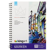Marker Paper Pad, Spiral Bound, 9” X 12”, 50 Sheets - Studio - KINGART®