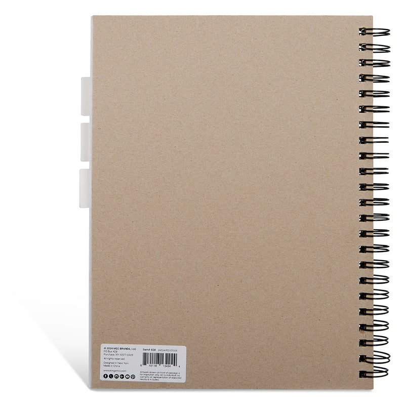 Paper Pad 3-in-1, Sketch, Mixed Media, & Watercolor, 9” X 12”, 60 Sheets - Studio - KINGART®