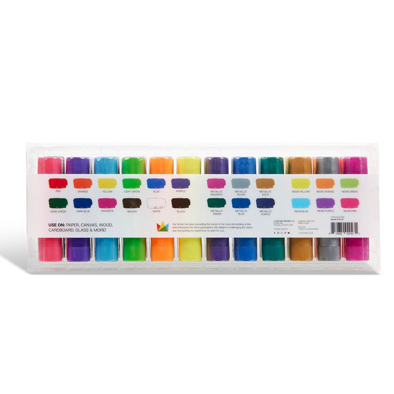 Tempera Paint Sticks, 24 Colors