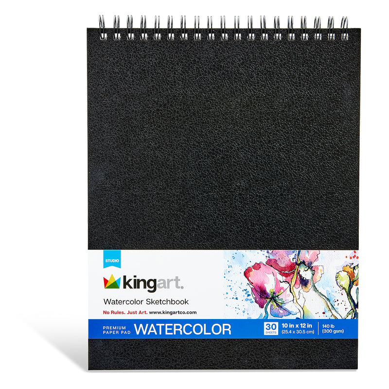 Watercolor Sketchbook  10" x 12" - 30 Sheets - ARTIST PAPER - KINGART