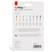 Inkline™ Fine Line Pens 8 Colors Size 8 - Pro - KINGART