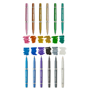 Metallic Brush Pens 12 Colors - MARKERS & PENS - SHANGHAI CMB IMPORT & EXPORT CO., LTD