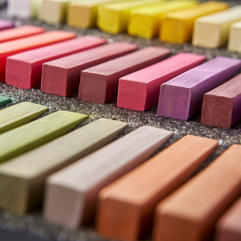 Soft Pastels, Espresso Wood Case, 72 Colors - Pro - KINGART®