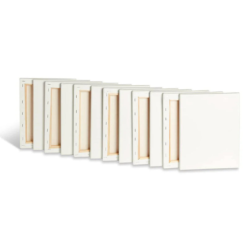 Stretched Canvas 8x10 12 pc - STRETCHED CANVAS & PANEL BOARDS - KINGART