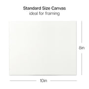 8 PC. 8" x 10" STRETCHED CANVAS VALUE PACK - STRETCHED CANVAS & PANEL BOARDS - KINGART