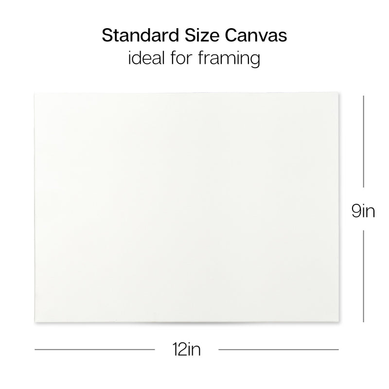 Stretched Canvas 9x12 8 pc - STRETCHED CANVAS & PANEL BOARDS - KINGART