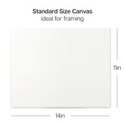 Stretched Canvas 11x14 8 pc - STRETCHED CANVAS & PANEL BOARDS - KINGART