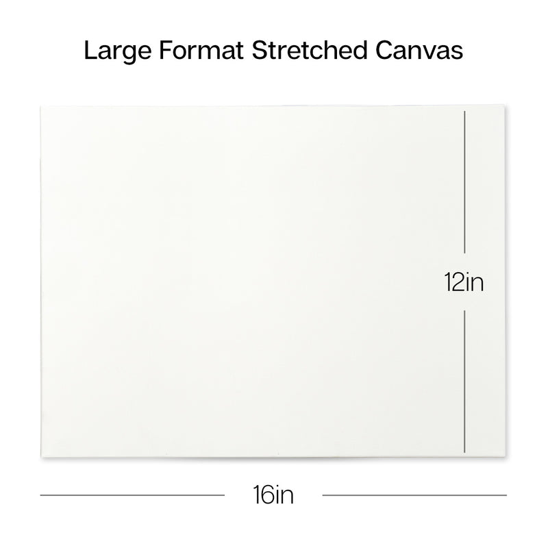 Stretched Canvas 12x16 6 pc - STRETCHED CANVAS & PANEL BOARDS - KINGART