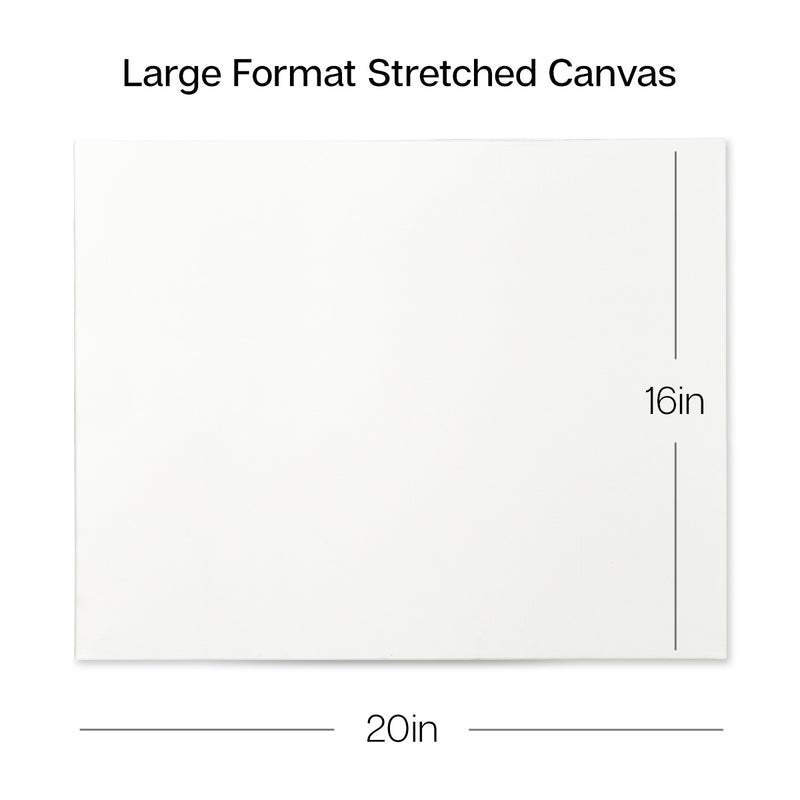 Stretched Canvas 16x20 6 pc - STRETCHED CANVAS & PANEL BOARDS - KINGART