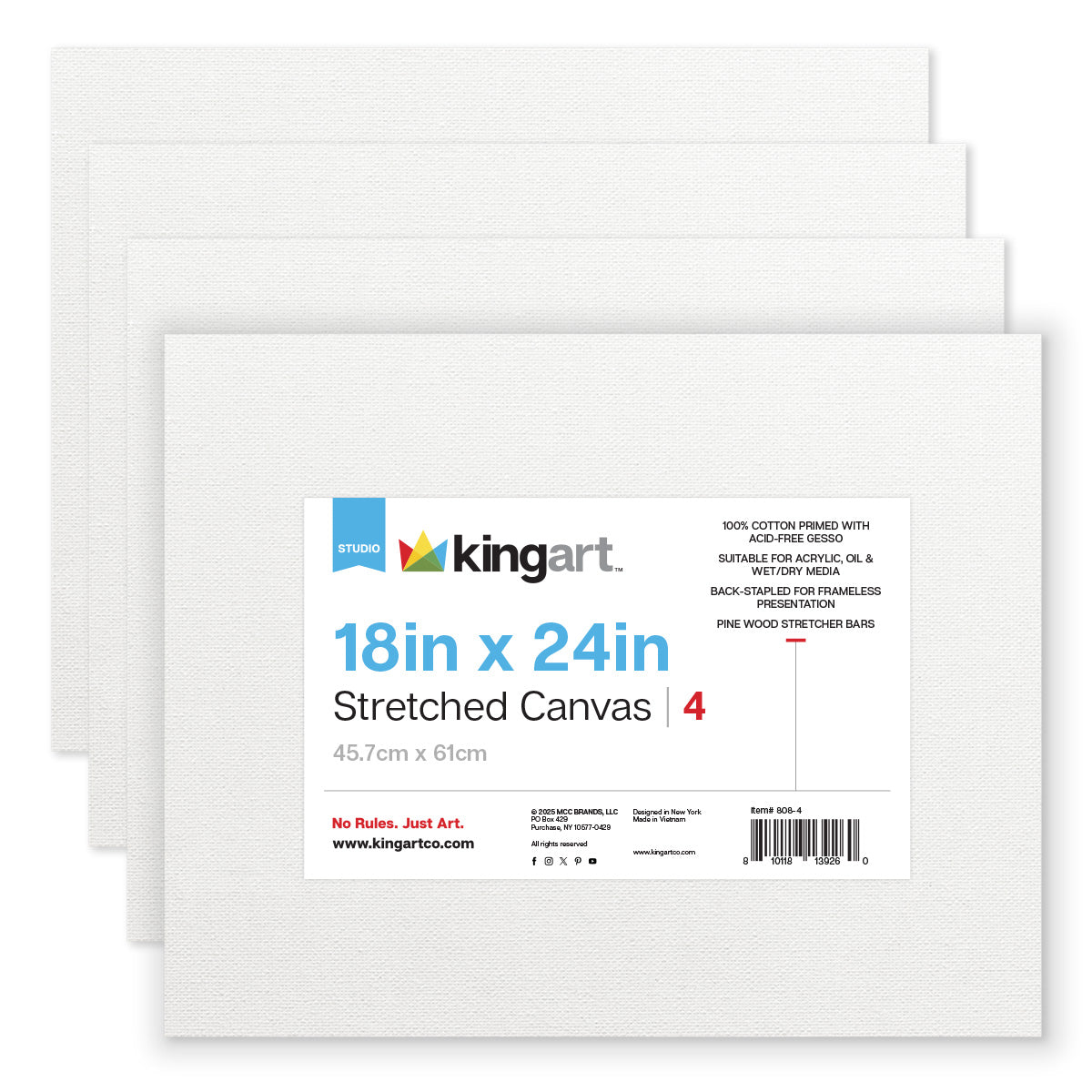KINGART Canvas, Easels, and Storage