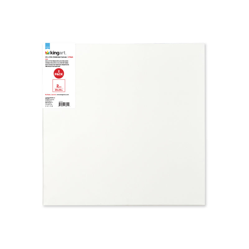 Stretched Canvas 20x20 2 pc - Studio - KINGART