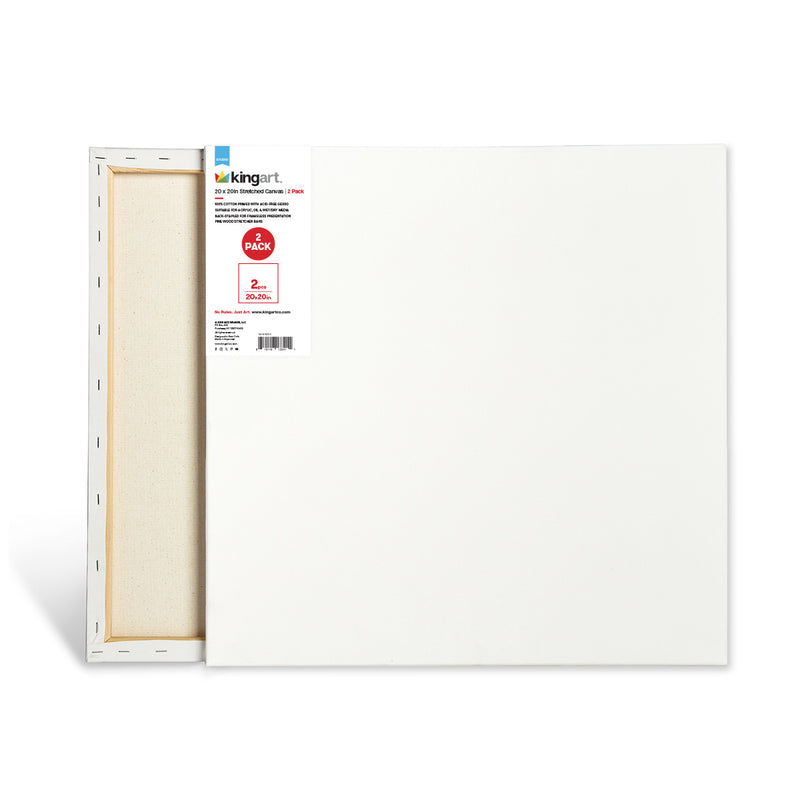 Stretched Canvas 20x20 2 pc - Studio - KINGART