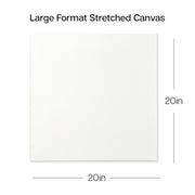 Stretched Canvas 20x20 2 pc - Studio - KINGART