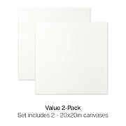 Stretched Canvas 20x20 2 pc - Studio - KINGART