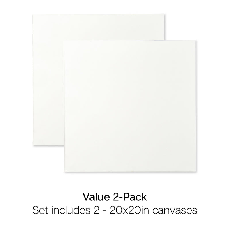 Stretched Canvas 20x20 2 pc - Studio - KINGART