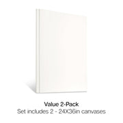 Stretched Canvas 24x36 2 pc - STRETCHED CANVAS & PANEL BOARDS - KINGART