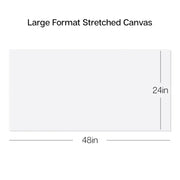 Stretched Canvas 24x48 2 pc - Studio - KINGART