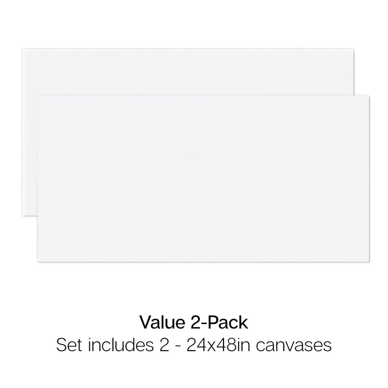 Stretched Canvas 24x48 2 pc - Studio - KINGART