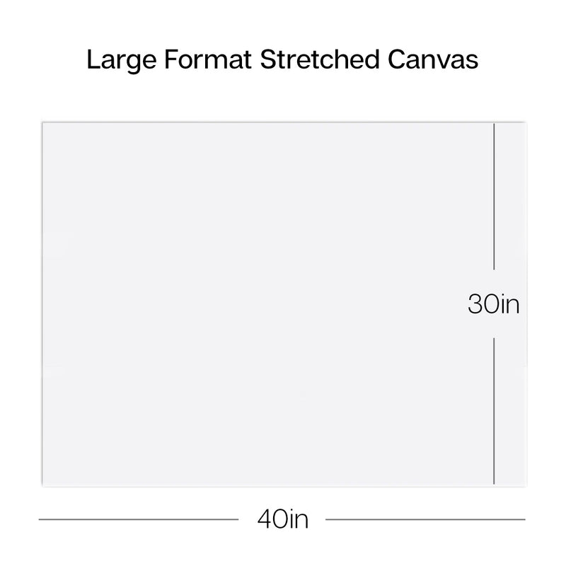 Stretched White Canvas – 30" x 40" (2 Pack) - STRETCHED CANVAS & PANEL BOARDS - KINGART