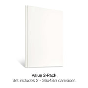 Stretched Canvas 36x48 2 pc - STRETCHED CANVAS & PANEL BOARDS - KINGART